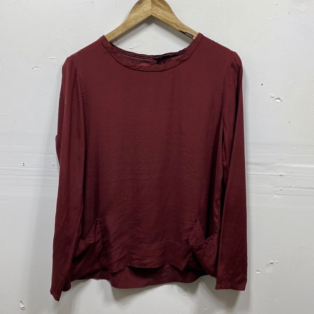 Maliparmi Silk Blouse Size Small